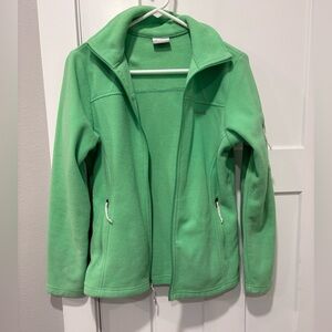 Columbia Women's  green fleece Jacket.